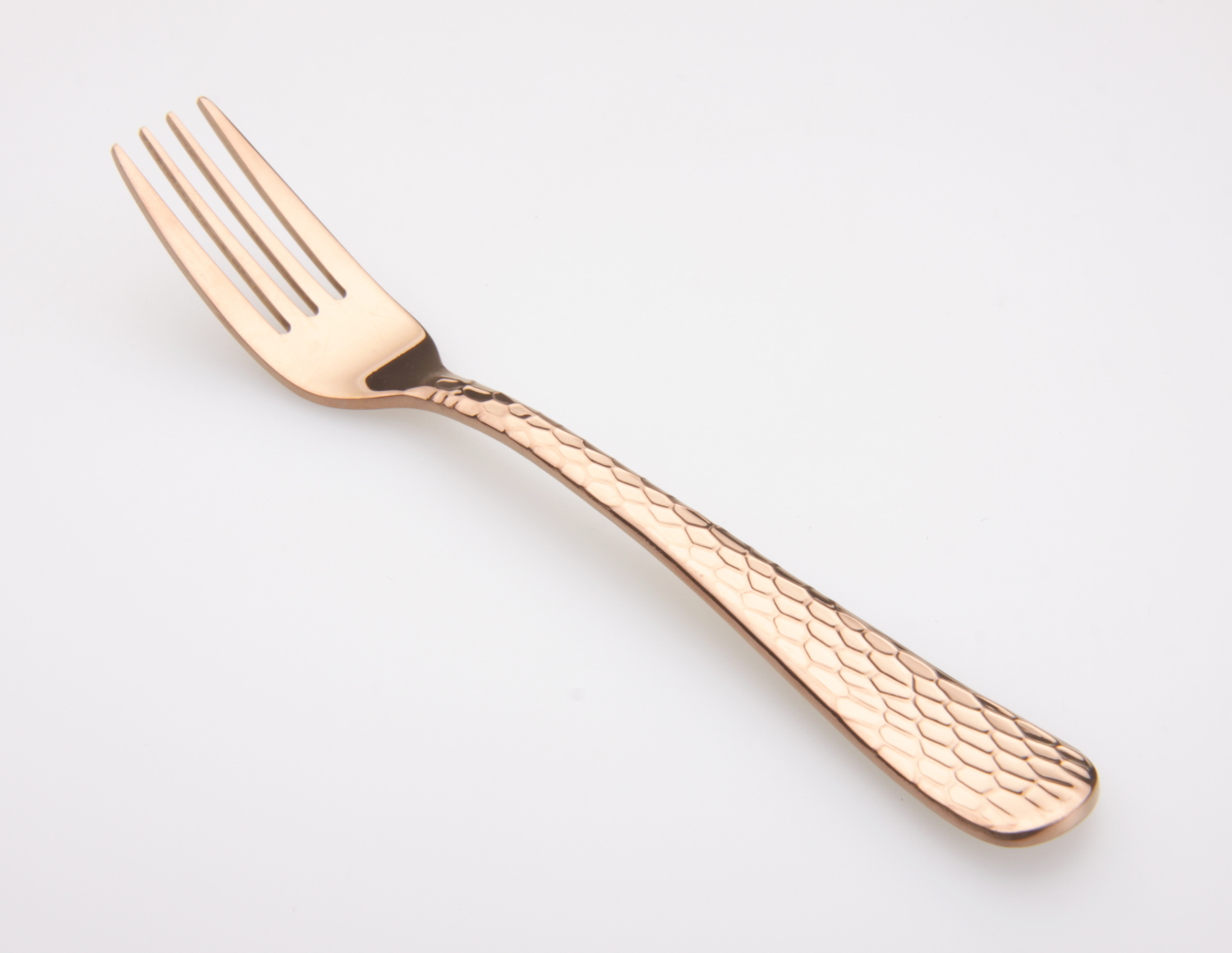 1611RG Cake Fork Rose gold TWIN FISH